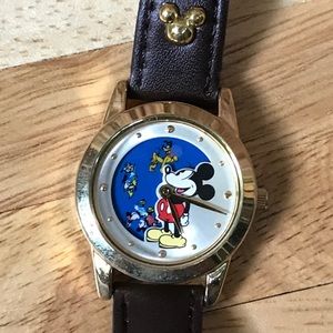 Mickey Watch with a Rotating Disk